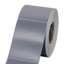 Etichette in polyester Silver per ( GK420T, GX420T, ZT220T, B-ev4t, GC420T, TTP-247 )-BYPOS-7002
