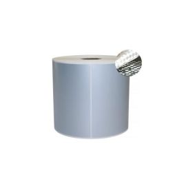 Etichette a scacchi, adesivo permanente argento ( Stampanti desktop )-BYPOS-7001