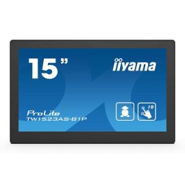 iiyama ProLite TW1523AS-B1P, 39.6 cm (15,6''), Projected Capacitive, Android, black-TW1523AS-B1P