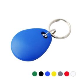 Keyfob Eco TK4100 incl. key ring, black-KF-ECO-TK4100-BK