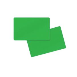 PVC card doppia faccia verde 86 x 54 x 0.76 mm (500 pezzi)-403028