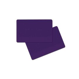 PVC carta doppio lato viola 86 x 54 x 0.76 mm (500 pezzi)-403031