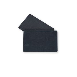 PVC card doppio lato ardesia aspetto opaco 86 x 54 x 0.76 mm (500 pezzi)-400127