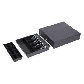 BYPOS Cassetto per contante E410, Manuale Pulsante, Nero-CA-CD410-480B-M