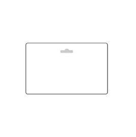 Nakagawa visitor badges, 54x86, tear resistant, adhesive, euro hole