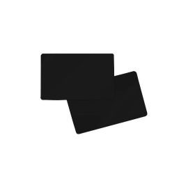 PVC carta entrambi i lati nera 86 x 54 x 0.76 mm (500 pezzi)