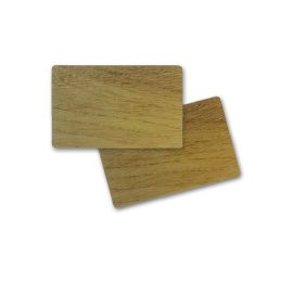 Carta in PVC, aspetto legno su entrambi i lati 86 x 54 x 0,76 mm (500 pezzi)
