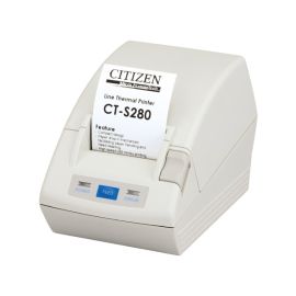 Citizen CT-S281, RS232, 8 punti /mm (203dpi), Cutter, bianco-CTS281RSEWH